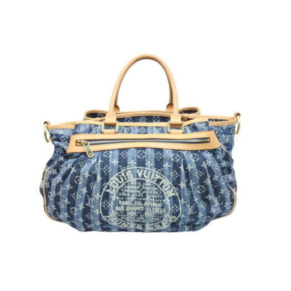 Louis Vuitton Monogram Denim Cavalier Handbag GM